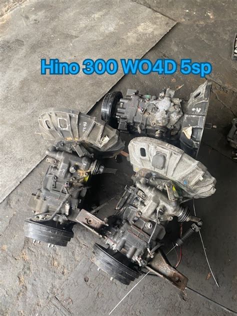 Hino 300 Wo4d Gear Box 5 Speed Lorry Used Spare Parts Engine Gearbox Malaysia