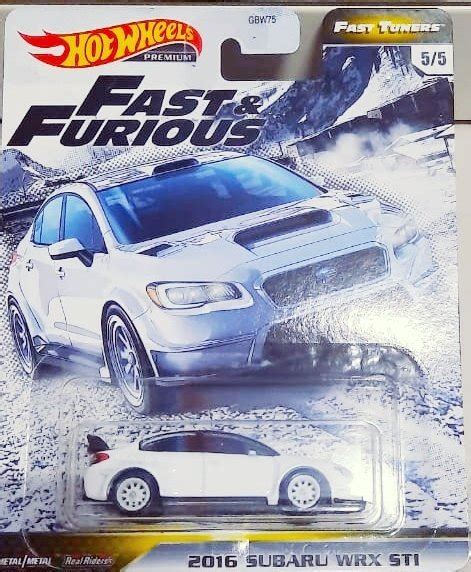 Jual Hotwheels Subaru Wrx Sti White Real Riders Fast Furious Hot