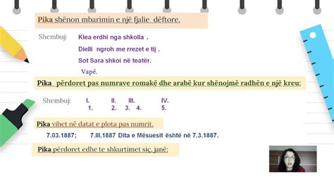 Klasa Gjuh Shqipe Shenjat E Pik Simit Youtube
