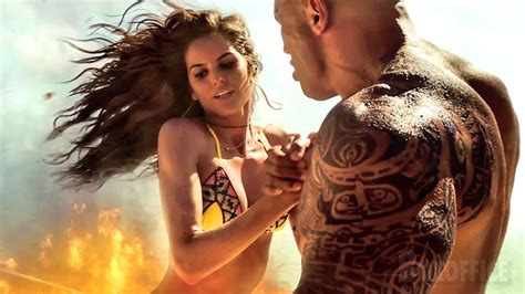 Fogo óleo De Bebê As Melhores Cenas De Ação De The Rock Em Baywatch