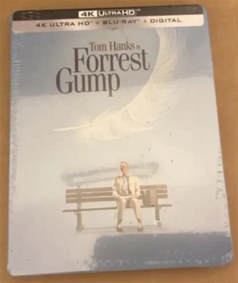 FORREST GUMP 4K Steelbook 4K Ultra HD Blu Ray Digital Brand New 1994