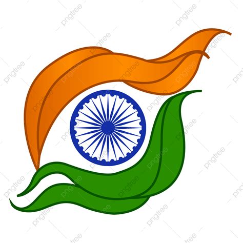 Indian Independence Day With Creative Flag Shape Vector Hd Images