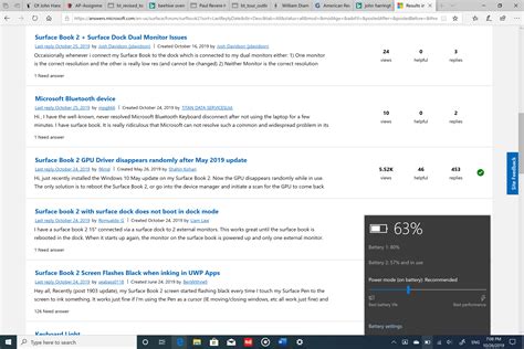 Surface book 2 Battery not in use - Microsoft Community