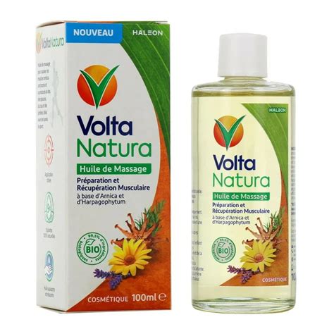 Volta Natura Huile De Massage Bio 100ml