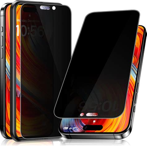 Uniqueme Premium Blickschutz F R Iphone Pro Max Schutzglas