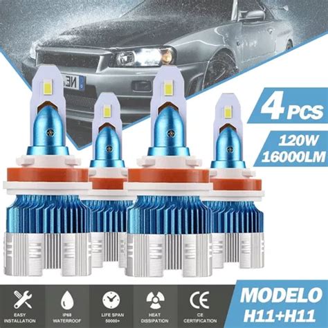 Kit Faros Auto Led Lm Csp Para Nissan Luz Alta Baja Meses Sin