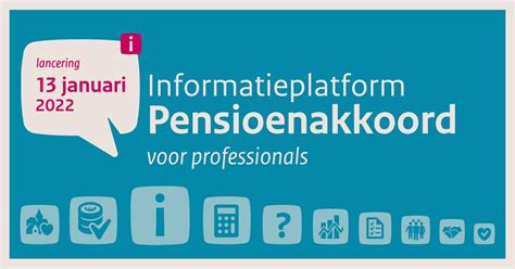 Live Gang Informatieplatform Pensioenakkoord Voor En Door Professionals