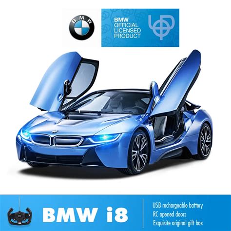 Rastar BMW RC Car 1:14 i8 Remote Control Toys RC Transform Open Door Toy Car Children Fun Toys ...