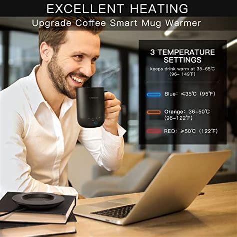 Vsitoo S3pro Temperature Control Smart Mug 2 With Lid Self Heating