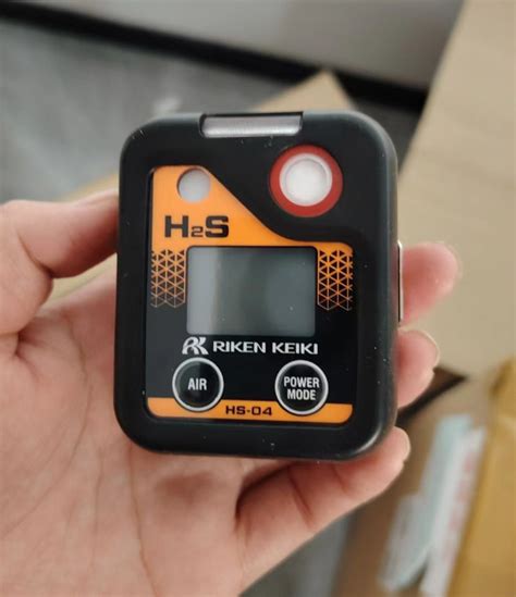 STOCK Riken Keiki Portable Gas Detector HS 04 H2S Detector Hydrogen