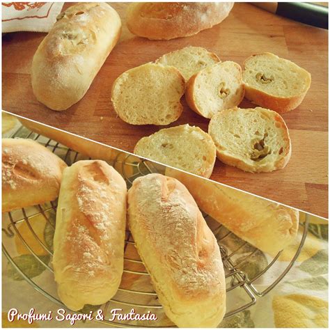 Mini Baguette Alle Olive Verdi Profumi Sapori Fantasia