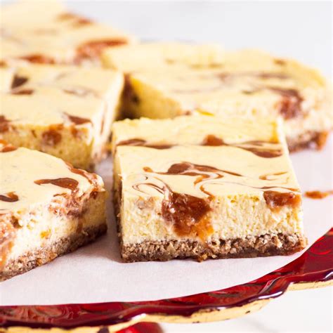 Healthy Strawberry Cheesecake Bars - iFoodReal.com