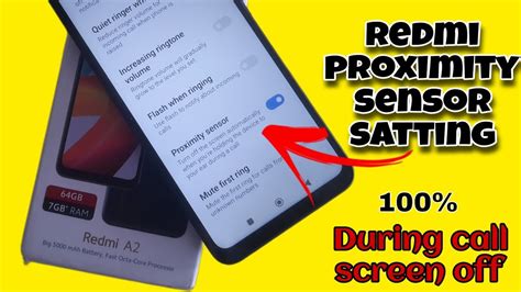 Redmi A Proximity Sensor Redmi A Proximity Sensor Setting