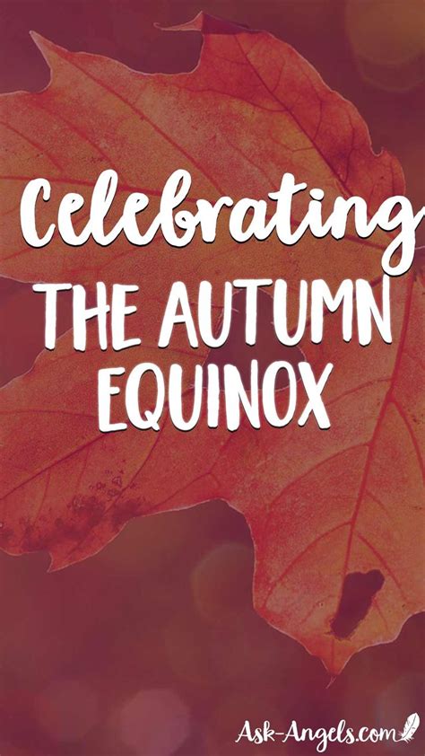 A Simple Autumnal Equinox Ritual - Ask-Angels.com | Equinox, Autumnal ...