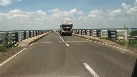 Krishna River Bridge Kolar 3km Long Krishna River Bridge Road Views