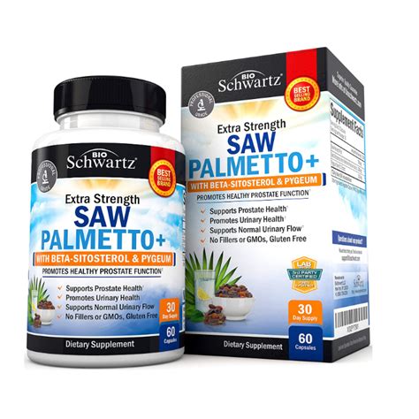 Mg Saw Palmetto Supplement For Men By Bioschwartz With Beta