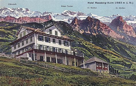 Hotel Rossberg Kulm Wildspitz Farbkarte Kaufen Auf Ricardo