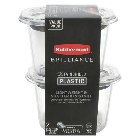 Save On Rubbermaid Brilliance Mini Container 05 Cups Order Online