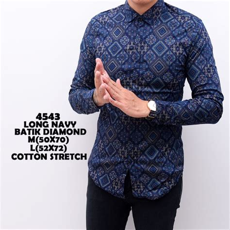 Model Baju Batik Lengan Panjang Pria Terbaru Seputar Model