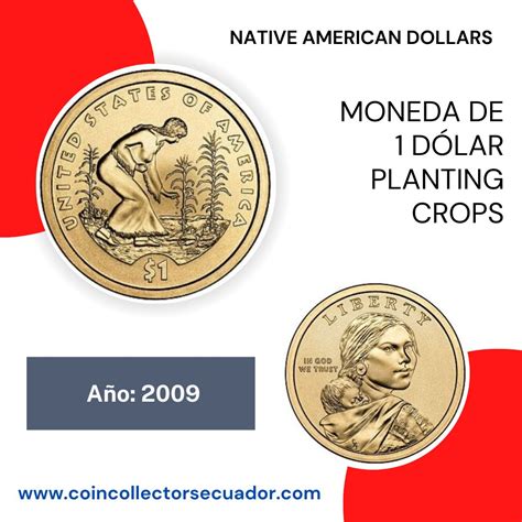 Moneda De D Lar Del Planting Crops Coin Collectors Ecu