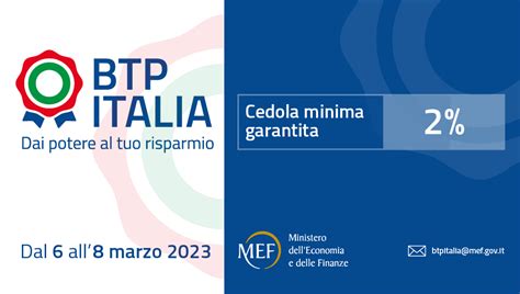 Btp Italia Nuova Emissione Marzo 2023