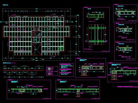 Forjado Unidireccional En AutoCAD Descargar CAD 163 05 KB Bibliocad