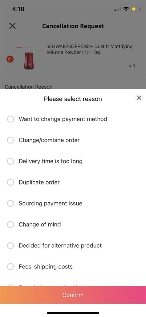 Cancellation Reasons Lazada Seller Center