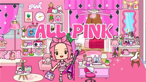 Miga World All Pink Apartment Decorations Aesthetic Pink House Miga