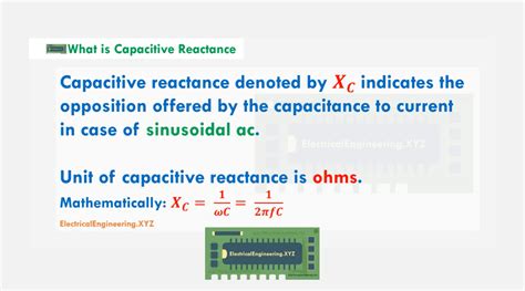 Capacitive Reactance Formula