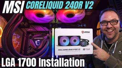 How To Install A Msi Mag Coreliquid R V On A Lga Socket Youtube