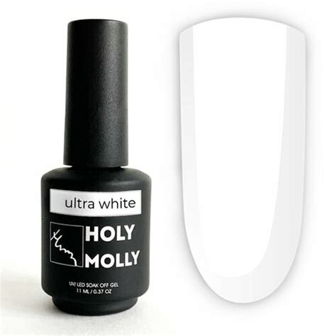 Holy Molly, Гель-лак Ultra White (11 ml) купить в интернет-магазине ...