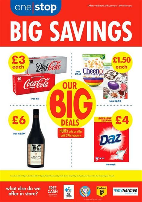 One Stop Offers 4th 25th January 2016 Catalogues And Weekly Specials