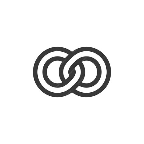 O Que Significa Entrelaçado - Símbolo circular entrelaçado que representa o infinito | vetor Premium ...