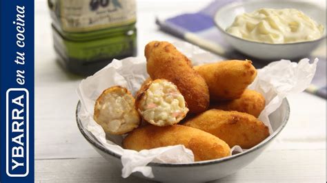 Cómo hacer croquetas de gambas al ajillo Recetas Fáciles YouTube