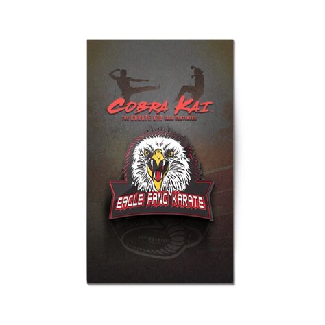 Eagle Fang Karate Dojo Enamel Pin