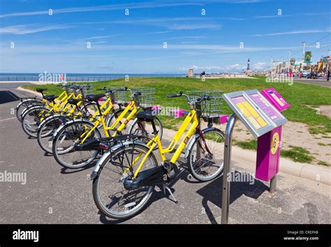 Hire-a-Bike with Cycle Blackpool on the promenade Blackpool Lancashire ...