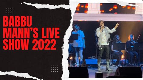 Babbu Manns Live Show Calgary 2022 First Time Watching Babbu Manns