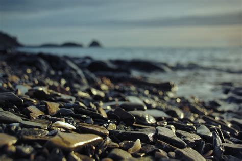 Gambar Pantai Laut Air Pasir Batu Lautan Bokeh Sinar Matahari