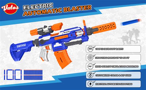 Elektrisk Leksakspistol F R Barn Vatos Automatisk Blaster