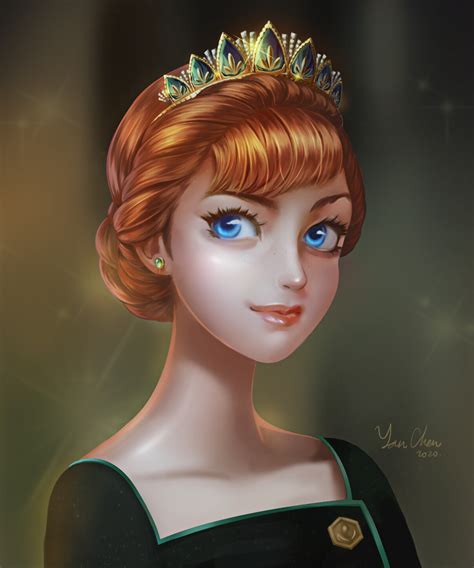 Yan-Ling Chen - Frozen2 fanart - Queen Anna