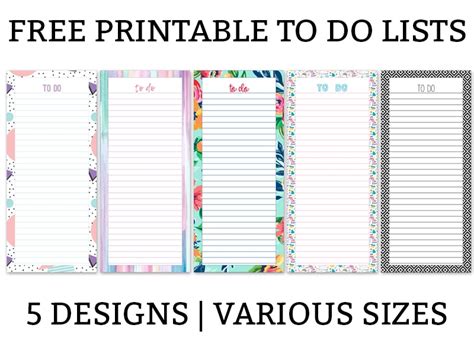 Free Printable To Do List Template Paper Trail Design To Do Lists 31