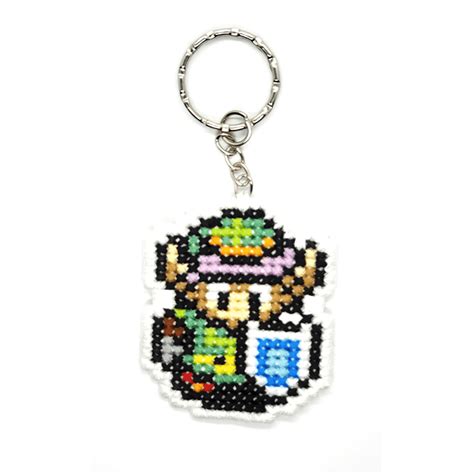 Llavero Tejido Link Legend Of Zelda Snes Pixeleate