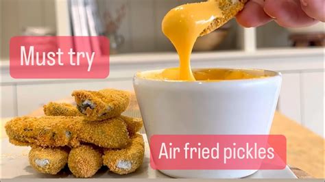 Air Fried Pickles Funfood Airfryerrecipes Easyfood