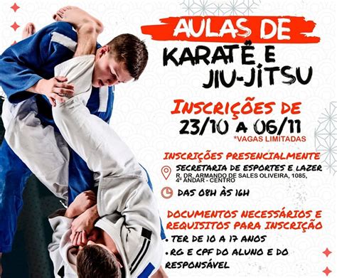 Aulas De Jiu Jitsu Gratuitas Jornal Tribuna De Leme