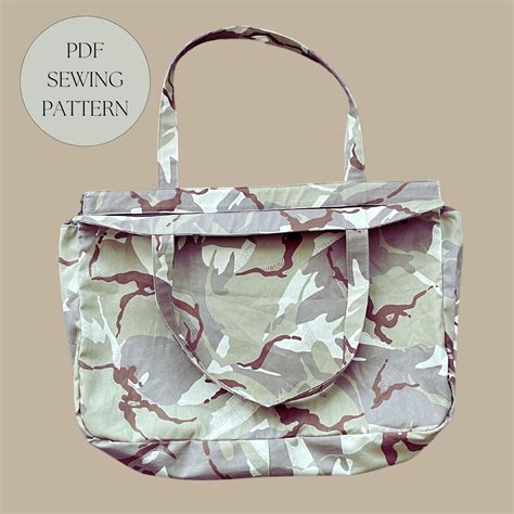 Large Tote Bag Pattern - Etsy