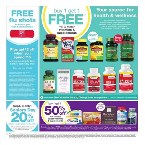 Walgreens Weekly Ad Sep 01 Sep 07 2019