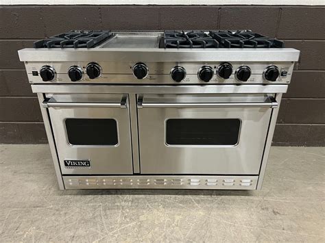 Viking Professional Series 48 6 Burner Gas Range Stainless Steel