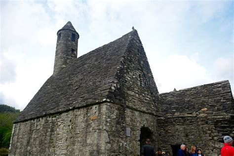 Catholic Monastery Ruins, Glendalough, Ireland Editorial Photography ...