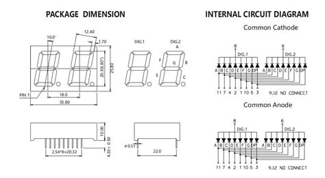 Display Segmentos Catodo Comun Digitos Rojo Adichip Net