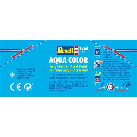 Краска акриловая "Aqua Color" белая глянцевая 18 мл 36104 Revell купить ...